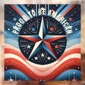 アメリカの独立記念日を誇りに思う ウィンドウサイン (シート2)