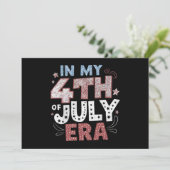 アメリカの独立記念日時代のアメリカ愛国的な雰囲気 招待状 (スタンド正面)