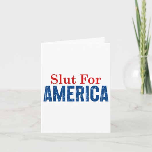 アメリカの独立記念日 カード (正面)