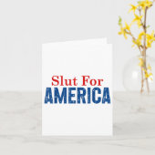 アメリカの独立記念日 カード (黄色い花)