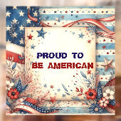 アメリカの独立記念日 シャビー シック おしゃれ ウィンドウサイン (シート2)