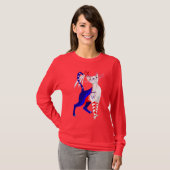 アメリカの猫星のワイシャツ Tシャツ (正面フル)