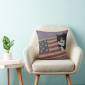 アメリカの猫 クッション (椅子)