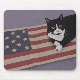 アメリカの猫 マウスパッド