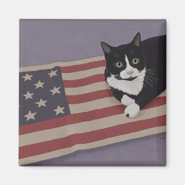 アメリカの猫 マグネット
