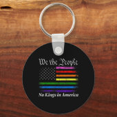 アメリカの王なし我々はアメリカ合衆国の国旗 キーホルダー (正面)