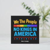 アメリカの王なし我々は平等の自由 招待状 (スタンド正面)