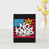 アメリカの王はトランプに抗議する愛国心に抵抗しない カード (黄色い花)