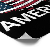 アメリカの王はトランプNo Authoritarian Iをダンプ ポスター (角)