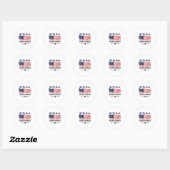 アメリカの王は我々は民ではない ラウンドシール (シート)