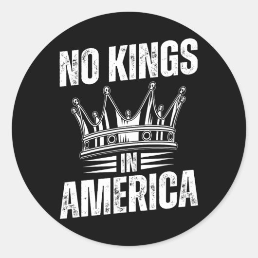 アメリカの王は民主主義の州に統一された負けない ラウンドシール (正面)