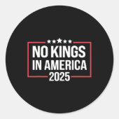 アメリカの王は民主主義の州に統一された負けない ラウンドシール (正面)