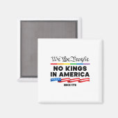 アメリカの王は無い我が民族は政治を行う マグネット (正面/裏面)