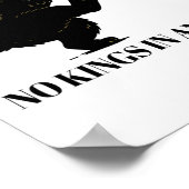 アメリカの王は誰も私のために政治的な人々 ポスター (角)