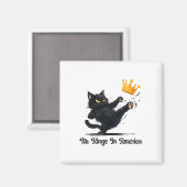 アメリカの王は誰も私のために政治的な人々 マグネット (正面/裏面)