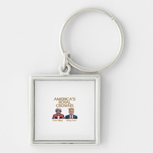 アメリカの王冠とドン グラフィック キーホルダー (正面)