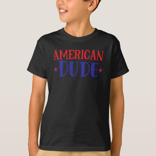 アメリカの男 Tシャツ (正面)