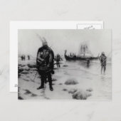 アメリカの発見（らいふ・えりクソン） ポストカード (正面/裏面)