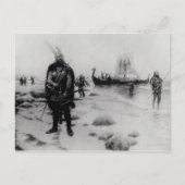 アメリカの発見（らいふ・えりクソン） ポストカード (正面)