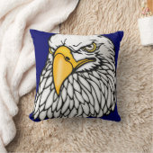アメリカの白頭鷲 クッション (ブランケット)