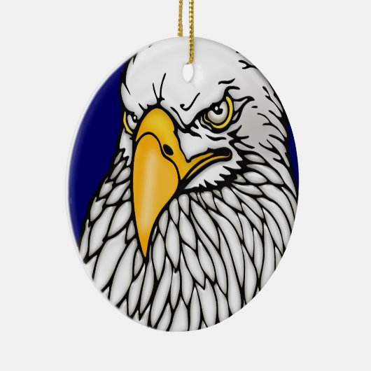 アメリカの白頭鷲 セラミックオーナメント (右)