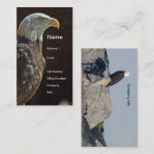 アメリカの白頭鷲 名刺 (正面/裏面)