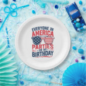 アメリカの皆が私の誕生日 ペーパープレート (パーティー)