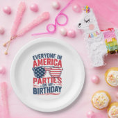アメリカの皆が私の誕生日 ペーパープレート (パーティー)