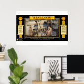 アメリカの盗難 – オークションブロック ポスター (ホームオフィス)