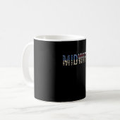 アメリカの看護師 助産師 コーヒーマグカップ (正面左)