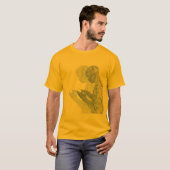 アメリカの祈りの言葉50/50の二分染色体(ベビー及び海軍が付いているスライバ) Tシャツ (正面フル)