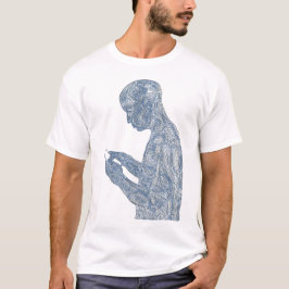 アメリカの祈りの言葉50/50 (ベビーと白い) Tシャツ