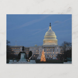 アメリカの祝Capitolの写真 シーズンポストカード