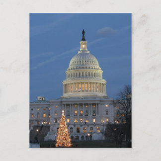 アメリカの祝Capitolの写真 シーズンポストカード