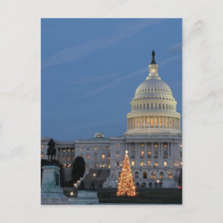 アメリカの祝Capitolの写真 シーズンポストカード