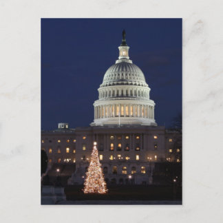 アメリカの祝Capitolの写真 シーズンポストカード