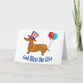 アメリカの神に祝福 カード