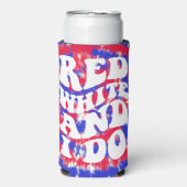 アメリカの祭典にぴったりな赤白のバチェロレッテパーティー スリム缶クーラー (Seltzer正面)