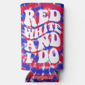 アメリカの祭典にぴったりな赤白のバチェロレッテパーティー スリム缶クーラー (裏面)