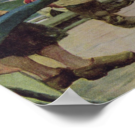 アメリカの私立探偵がイギリス賞を取る ポスター (角)