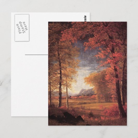 アメリカの秋 ポストカード (正面/裏面)