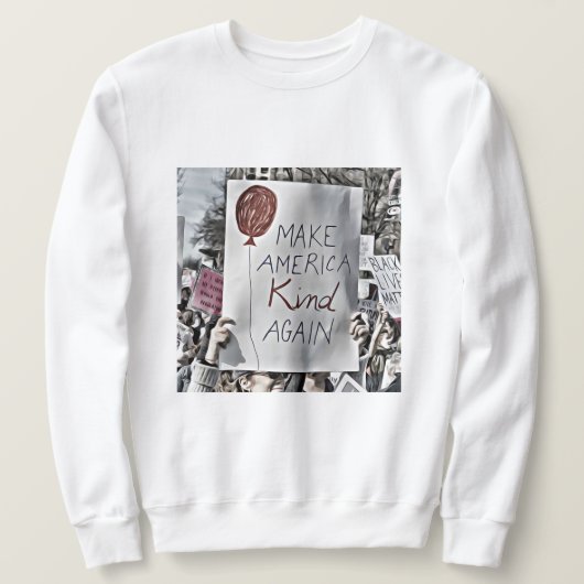 アメリカの種類のスエットシャツを再度作って下さい スウェットシャツ (デザイン正面)