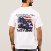 アメリカの競争Karting Tシャツ (裏面)