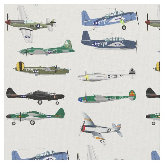 アメリカの第二次世界大戦の戦闘機の生地 ファブリック (クローズアップ)
