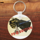 アメリカの答え！生産 キーホルダー (正面)