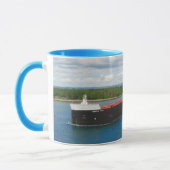 アメリカの精神、五大湖の船のマグ マグカップ (左)