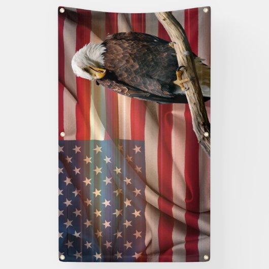 アメリカの精神 横断幕 (縦)