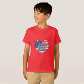 アメリカの精神: 自由を着よう Tシャツ (正面フル)