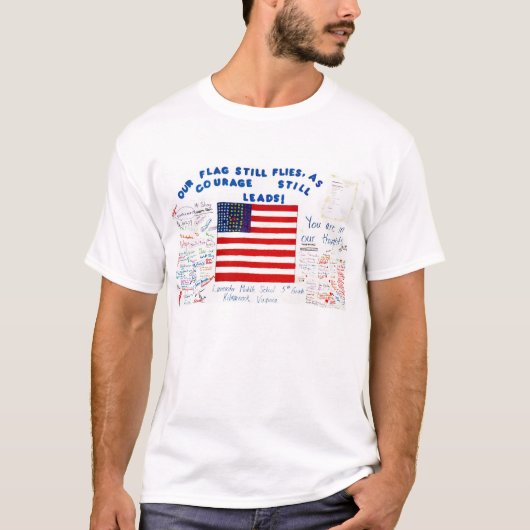 アメリカの精神 Tシャツ (正面)