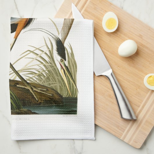 アメリカの素晴らしい青鷲のジョンAudubonの鳥 キッチンタオル (四つ折り)